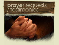 prayer request / testimonies